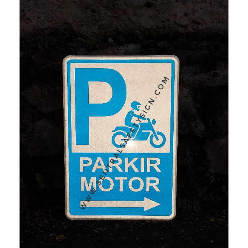 Jual Rambu Parkir Motor 60x40cm | Shopee Indonesia