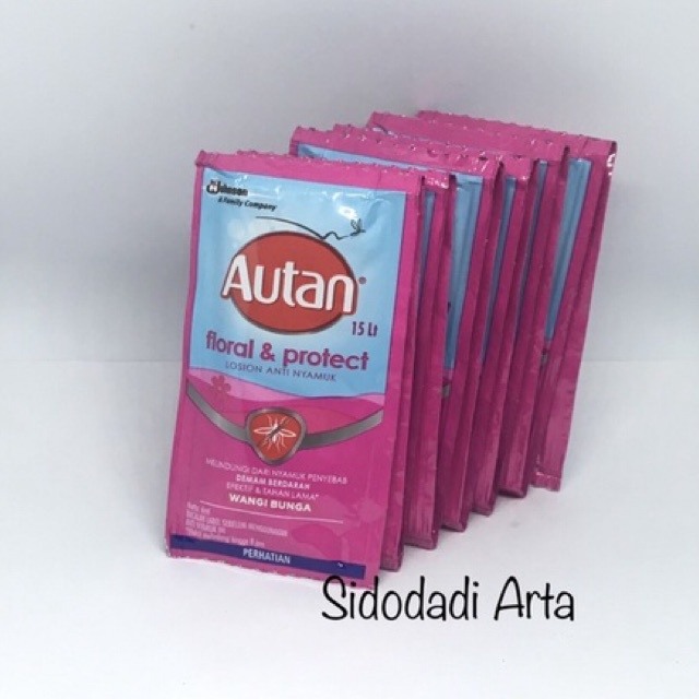 Jual AUTAN Lotion Anti Nyamuk Floral&Protect (12.Sch x 6mL) | Shopee ...