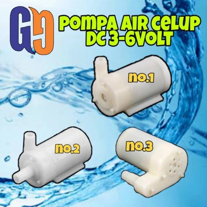 Jual !!!!!!] Pompa AIR celup mini submersible water pump 3v 5v proyek ...