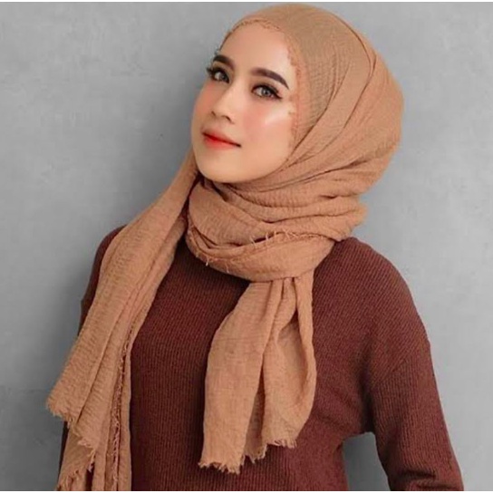 jilbab crinkle shawl