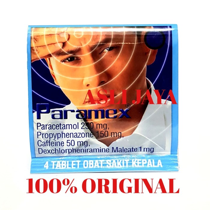 Jual Paramex Obat Sakit Kepala Khasiat Joss Shopee Indonesia