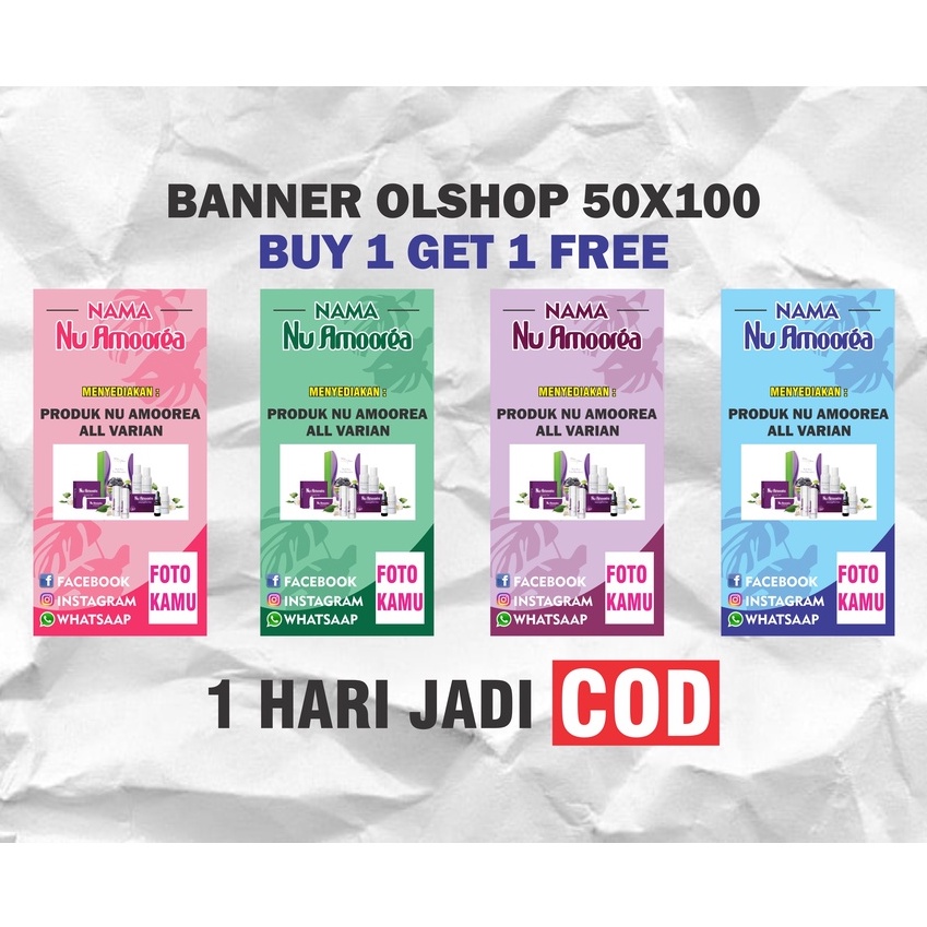 Jual Banner Olshop Banner Benner Bener Spanduk Baliho Shopee Indonesia