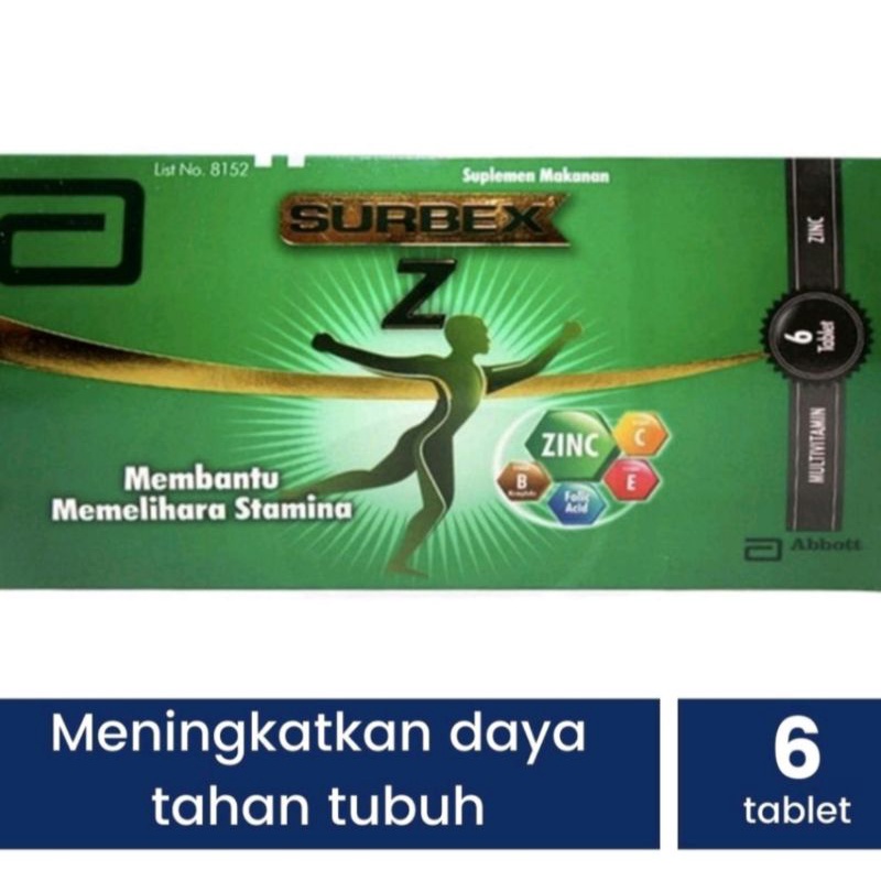 Jual Surbex Z Tablet - Multivitamin Daya Tahan Tubuh | Shopee Indonesia