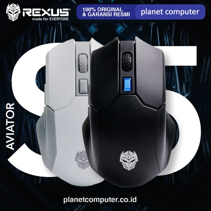 Jual Rexus S5 Aviator Mouse Gaming Wireless | Shopee Indonesia