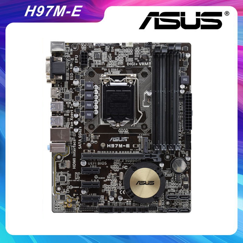 Jual PREORDER ASUS H97M-E Motherboard 1150 Motherboard DDR3 Support ...
