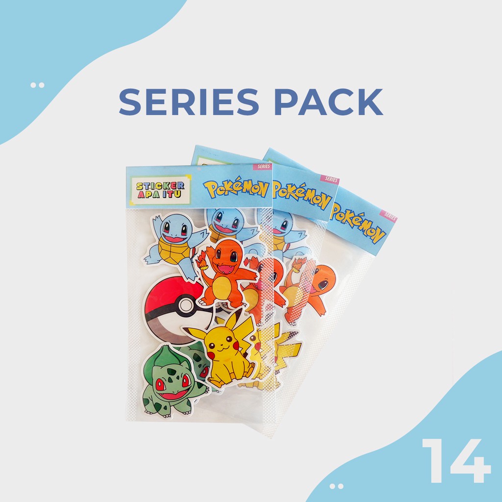 Jual STICKER POKEMON SERIES PACK | Shopee Indonesia