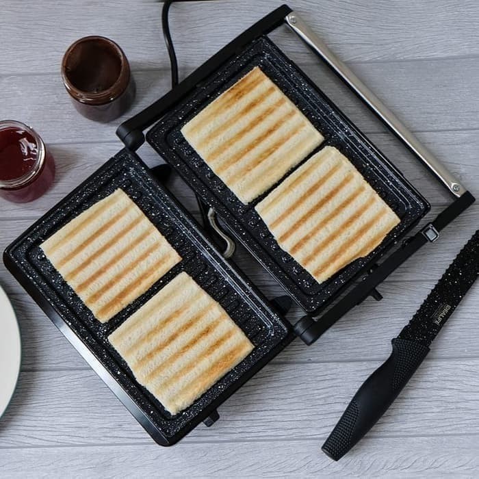 Jual Toaster Panggang Roti Idealife Original Panini Press Pemanggang ...