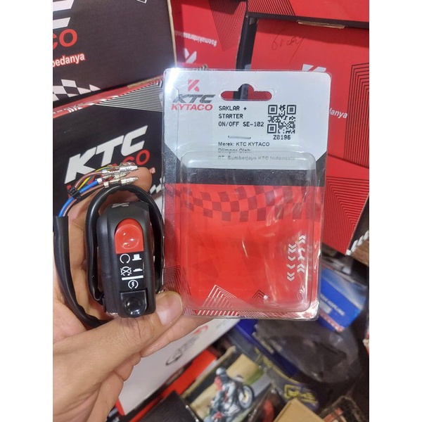 Jual Saklar Kanan On Off KTC KYTACO SE 102 Universal | Shopee Indonesia