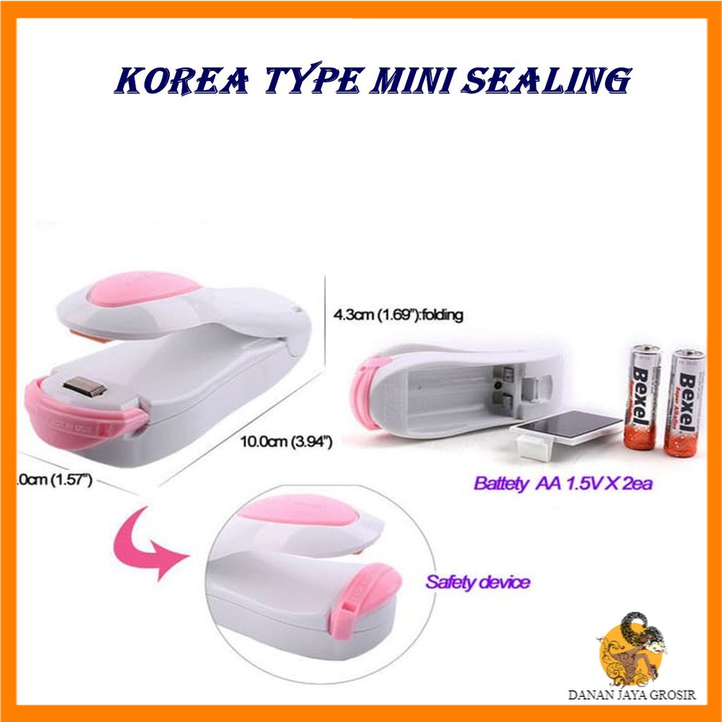 Jual Mini Hand Sealer Portable Mini Heat Sealing Machine Seal Packing