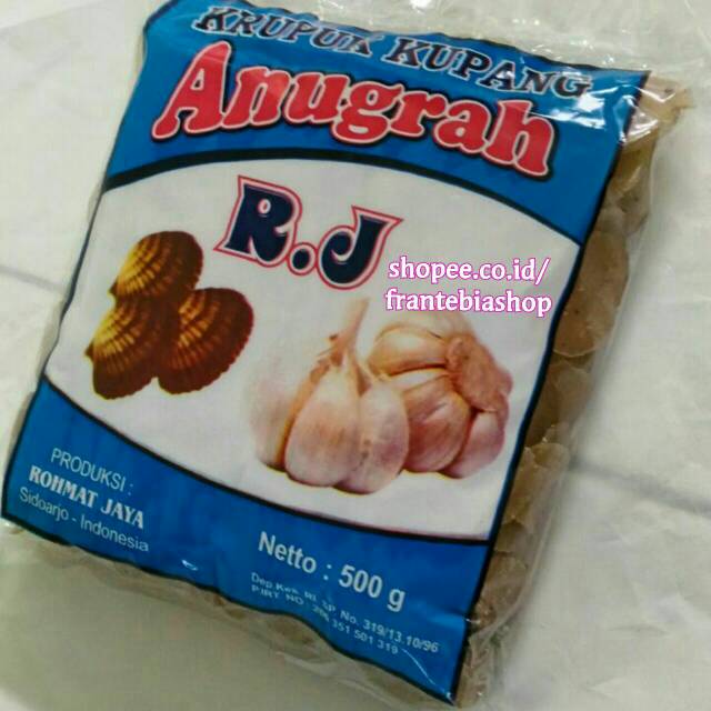 Jual Kerupuk Krupuk Kupang Anugrah Mentah Khas Sidoarjo Surabaya