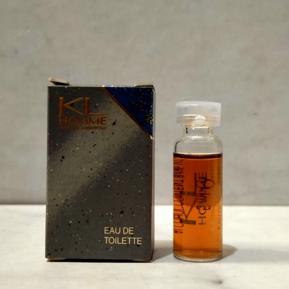 Jual Vintage Karl Lagerfeld KL Pour Homme EDT 5 Ml (No Spray) | Shopee ...