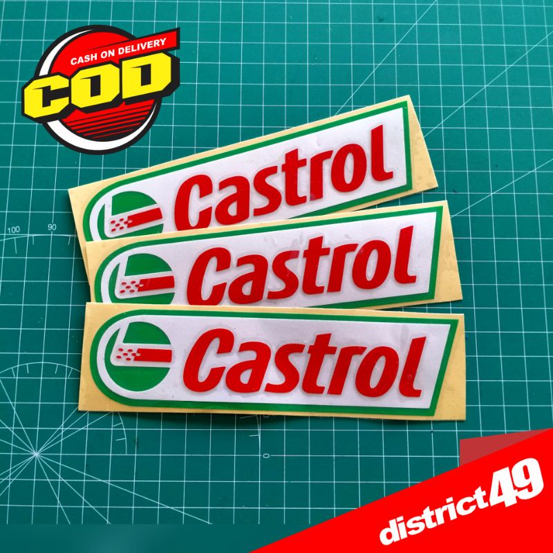 Jual Cutting sticker - Stiker cutting Castrol - Stiker Castrol - Stiker ...