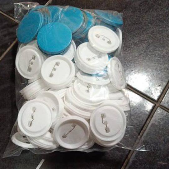 Jual ۩ PIN 5,8 CM / BAHAN PIN + KALENG ALUMINIUM /PAK ISI 100 SET ...