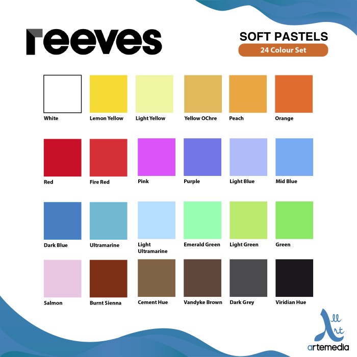 REEVES Soft Pastel Set of 24