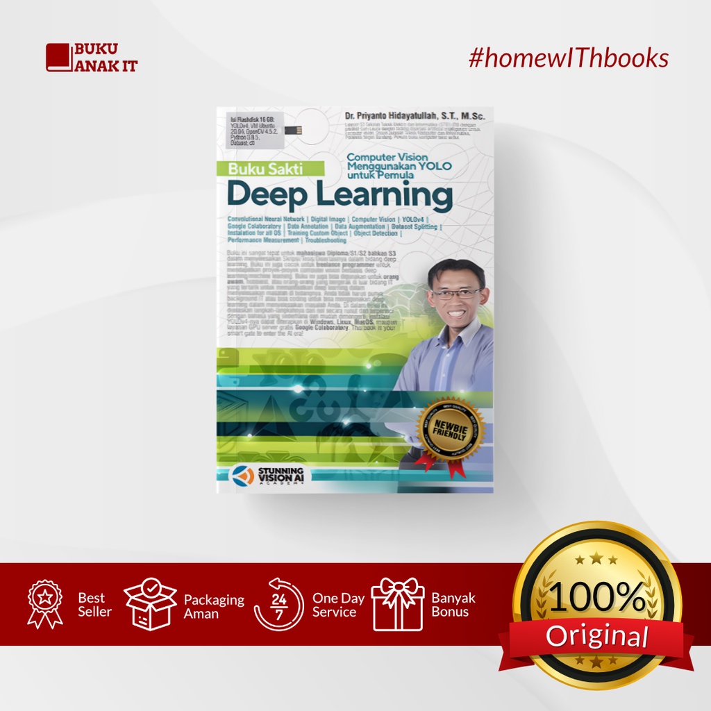 Jual BUKU SAKTI DEEP LEARNING COMPUTER VISION MENGGUNAKAN YOLO UNTUK ...