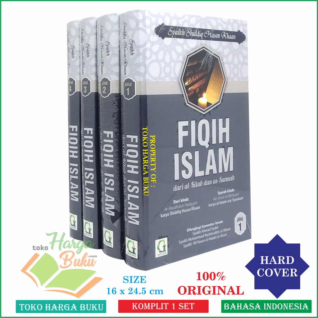 Jual Fiqih Islam dari Al-Kitab dan As-Sunnah KOMPLIT 1SET isi 4 Buku ...