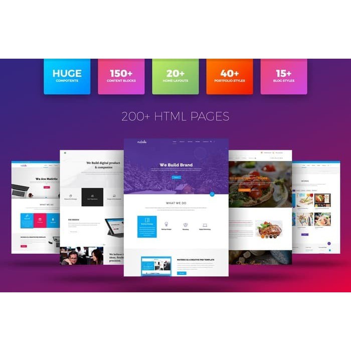 Jual Materialize - Material Design Based Multipurpose HTML Template ...