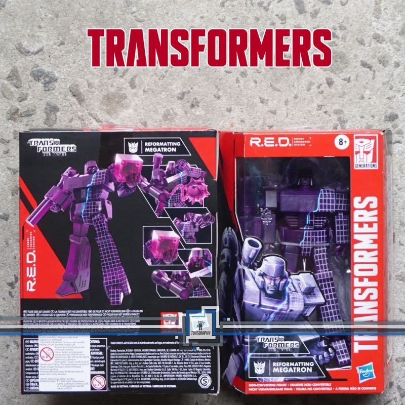 Jual Transformers R.E.D Reformatting MEGATRON G1 RED Full Artikulasi ...