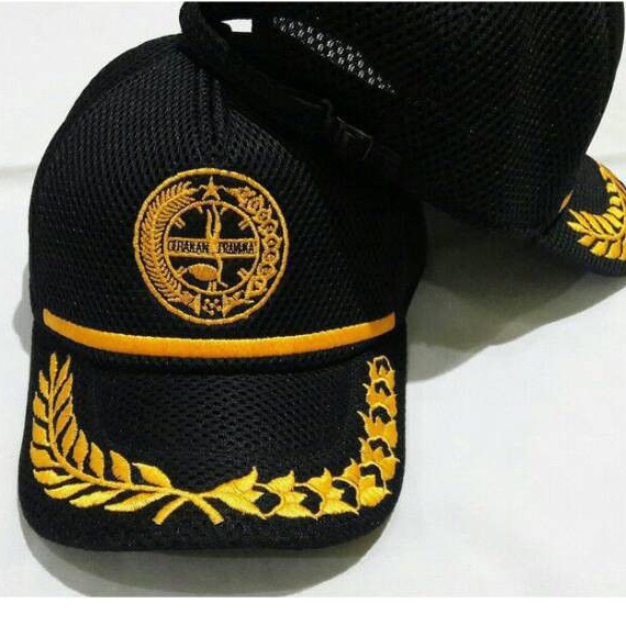 Jual TOPI PRAMUKA PADI KAPAS JARING DOUBLE MESS MODEL TOPI PERWIRA TOPI ...