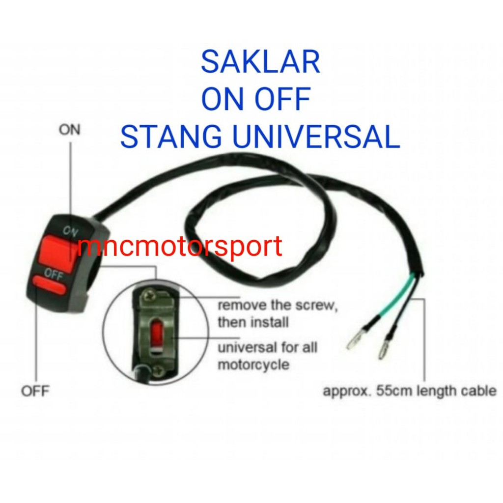 Jual SAKLAR ON OFF STANG UNIVERSAL | Shopee Indonesia