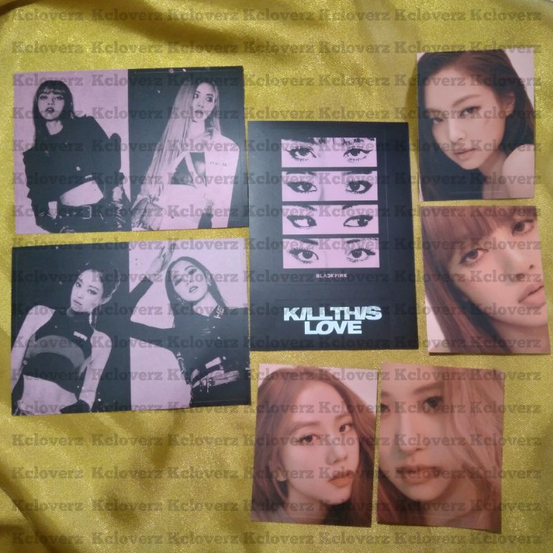 Jual Pc Album Blackpink Kill This Love Lisa Jennie Jisoo Rose Klt