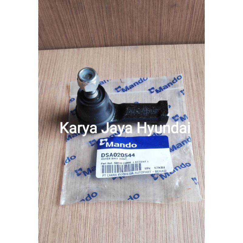 Jual Tie rod Hyundai Accent Verna Avega Getz Mando Shopee Indonesia