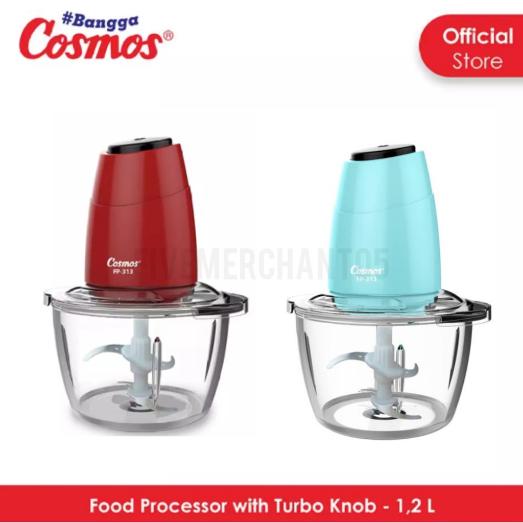 Jual Food Processor Cosmos FP 313 Kapasitas 1,2 L Chopper Cosmos 313 ...