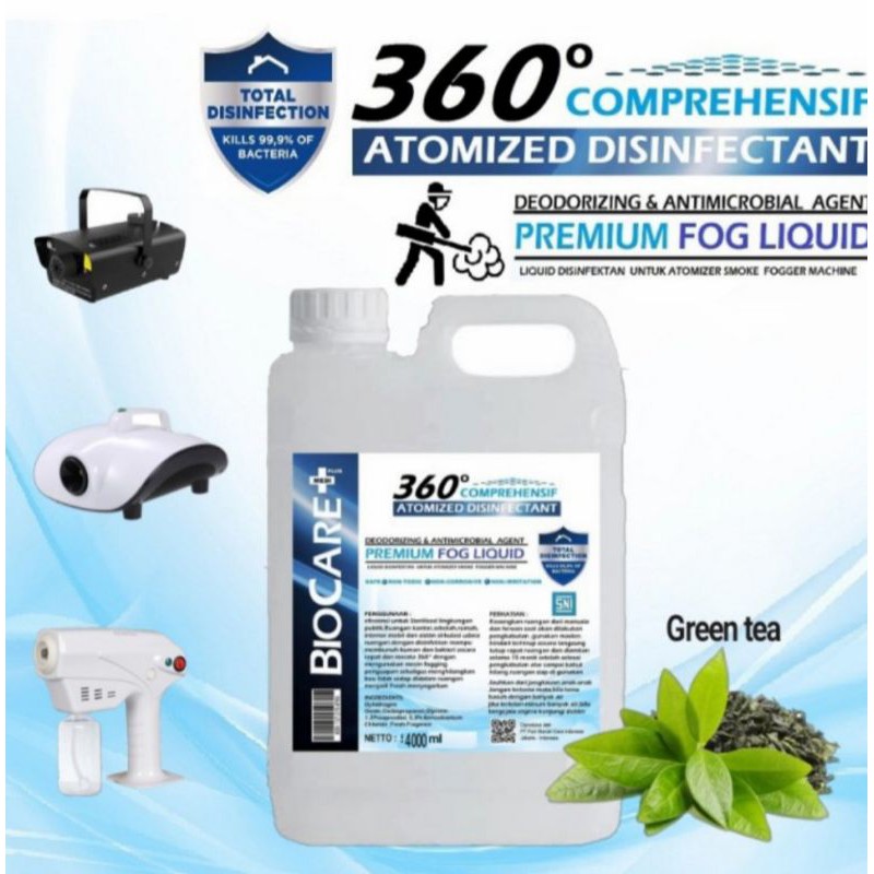 Jual DESINFEKTAN FOGGING BIOCARE LIQUID FOGGING 4L Shopee Indonesia
