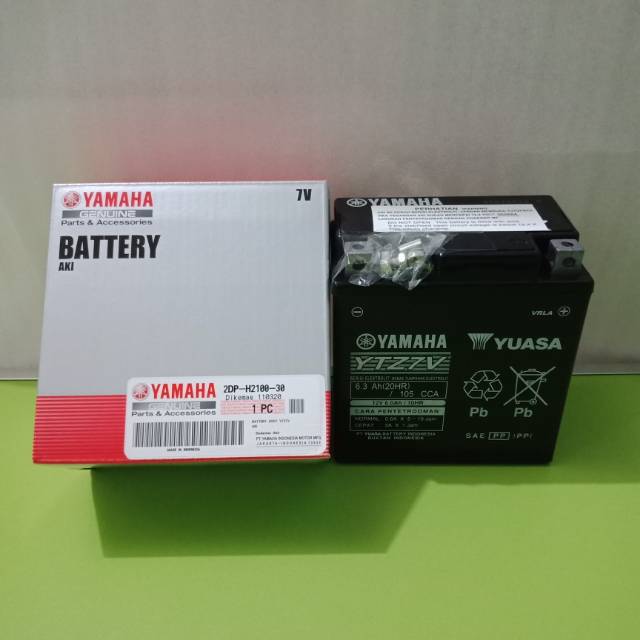 Jual AKI YAMAHA NMAX/N MAX.AEROX 155.LEXI YUASA YTZ7V 2DP-H2100-30