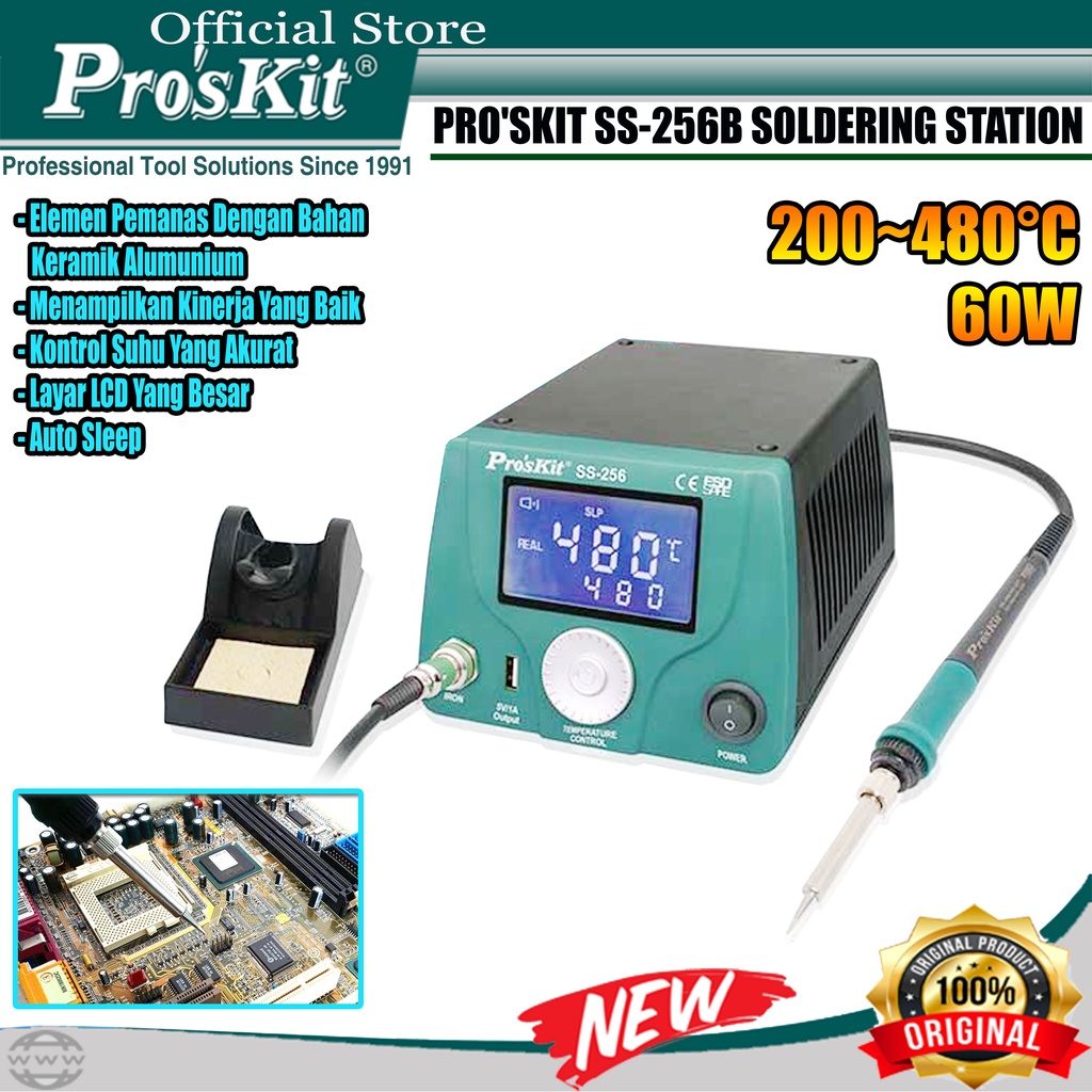 Jual Pro'sKit - Solder Station Ss-256B Original | Shopee Indonesia