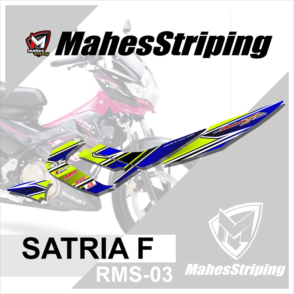 Jual Stiker Striping SATRIA F 03 Desain Racing | Shopee Indonesia