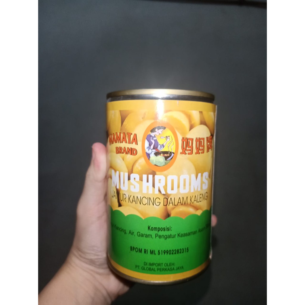 Jual Jamur Kancing Mamata Brand Mushrooms 425gr Shopee Indonesia