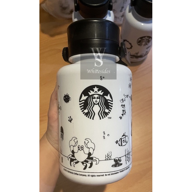 Jual Starbucks X KREABY Original 1L Liter Plastic Reusable Bottle