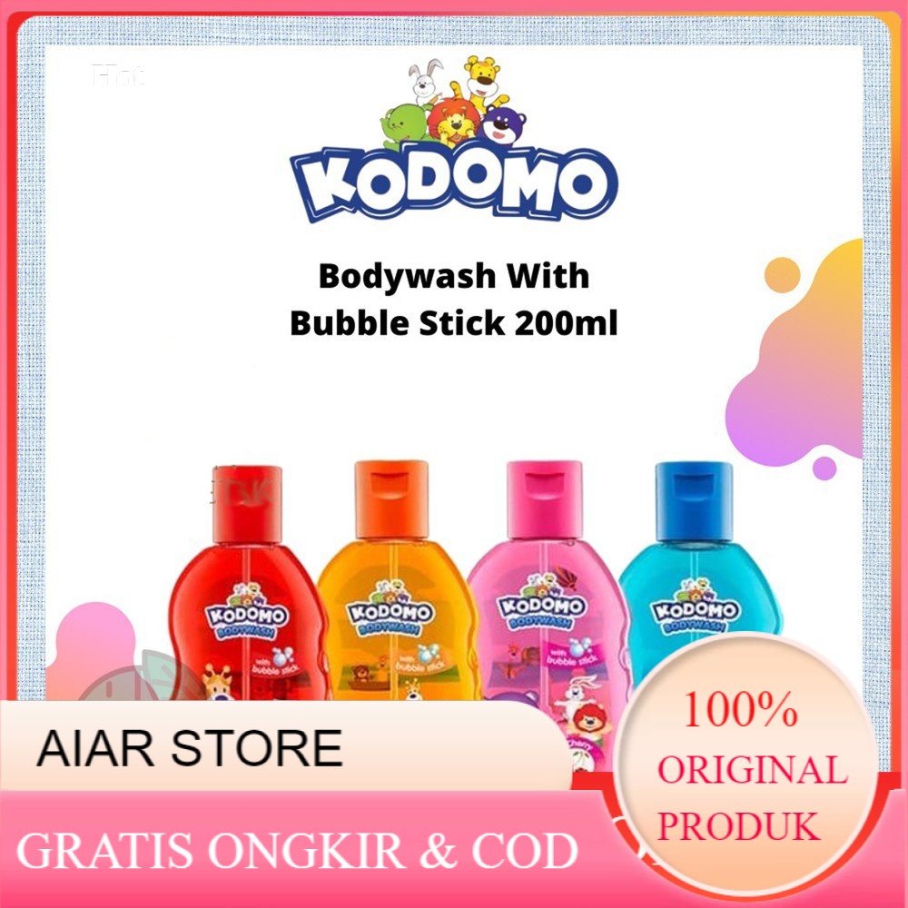 Jual Kodomo Bodywash 200ml With Bubble Stick Original Termurah ( SABUN ...