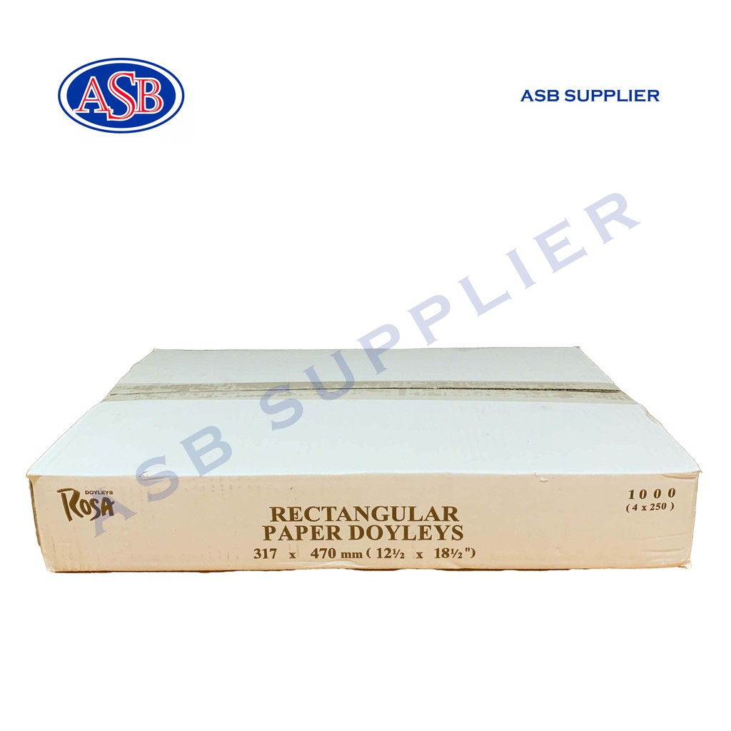 Jual Dolly Paper / Kertas Renda RECTANGULAR Merk Rosa (250 Sheets ...