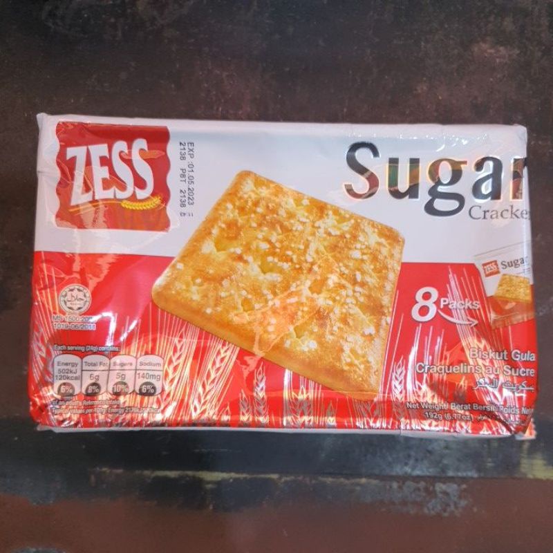 Jual Biscuit Zess Malaysia Original Cream Cracker & Sugar Cracker Roti ...