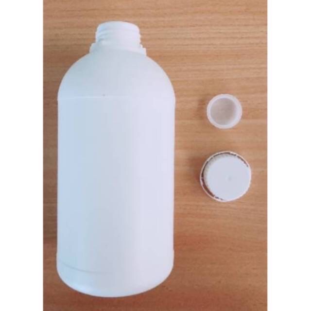 Jual Botol Plastik HDPE + Tutup Segel 1000ML Putih Doff / Botol Agro 1 ...