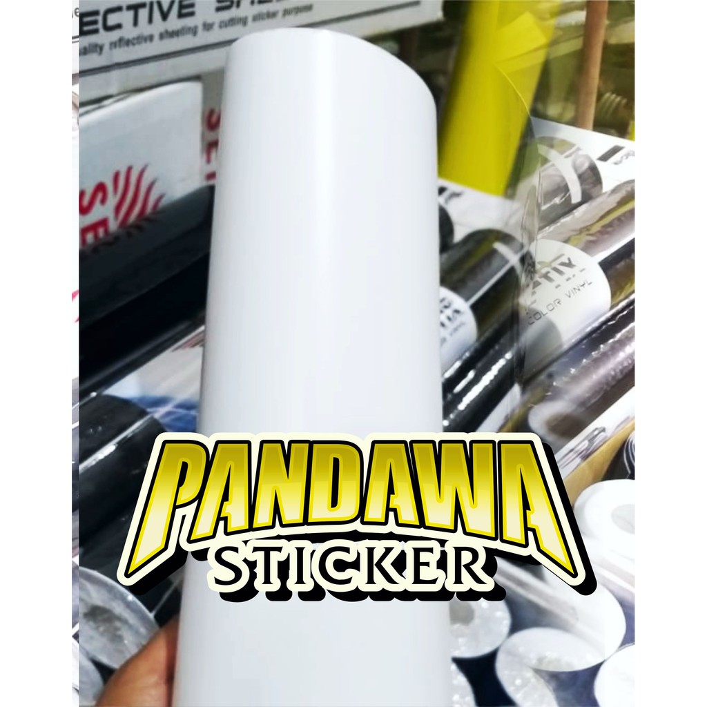 Jual Stiker Skotlet Scotlet Putih White Doff Glossy Mengkilap Shopee