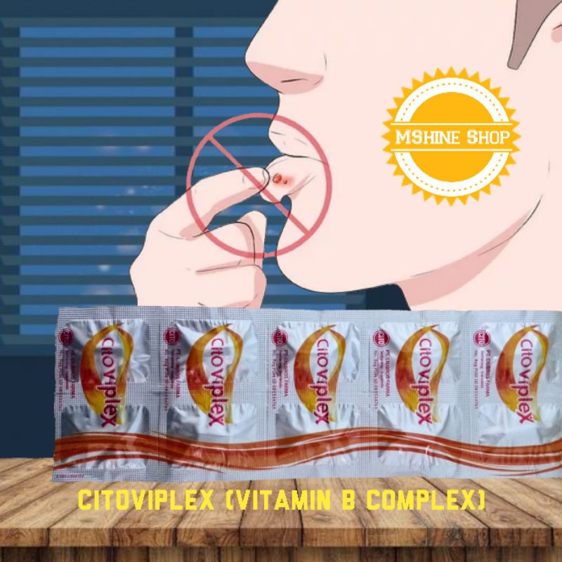 Jual Citoviplex vitamin B complex kompleks (Vitamin B1, B2, B3, B5, B6