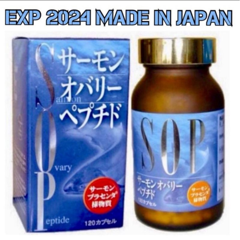 Jual SOP Placenta Salmon Ovary Peptide Jepang Plasenta-Original Japan ...