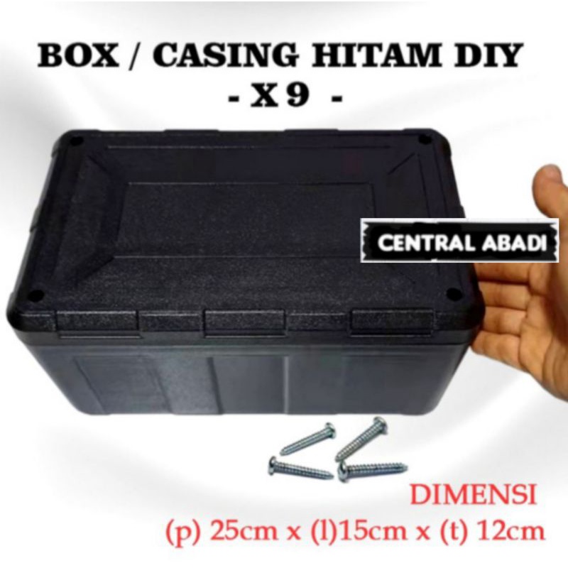 Jual Box Casing Plastik X9 DIY ukuran 250x150x120 | Shopee Indonesia