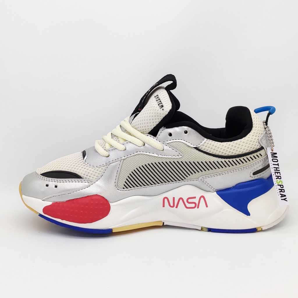 PUMA RS X NASA MENS WHITE GRAY PREMIUM