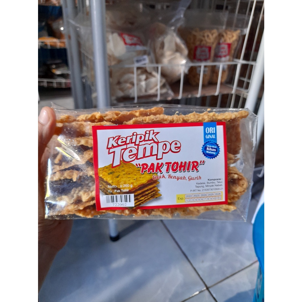 Jual Keripik Tempe Pak Tohir Kotak Makanan Gurih Makanan Tradisional Shopee Indonesia