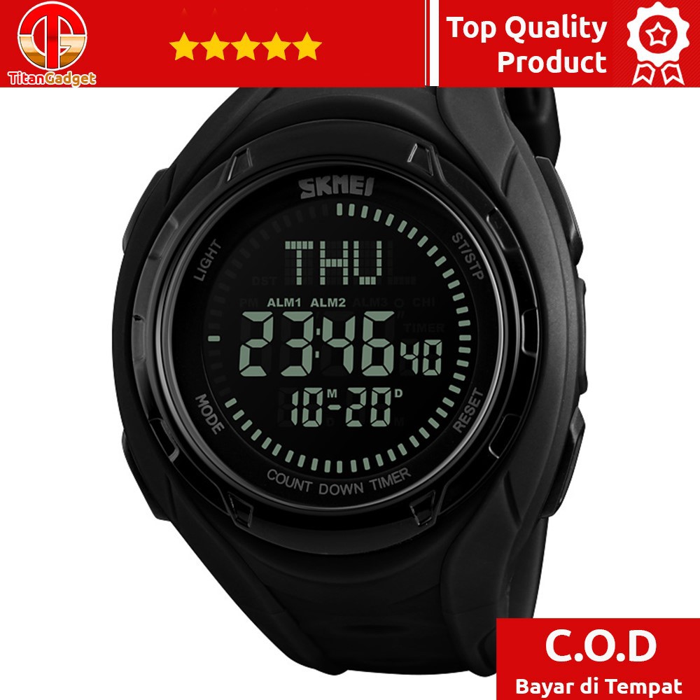 Jual Jam tangan pria fashion digital SKMEI 1314 original TitanGadget Shopee Indonesia