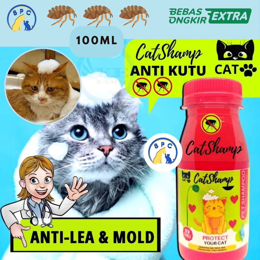 Jual Shampo Sampo Shampoo Anti Kutu Kucing Cat Shamp No Flea Shopee