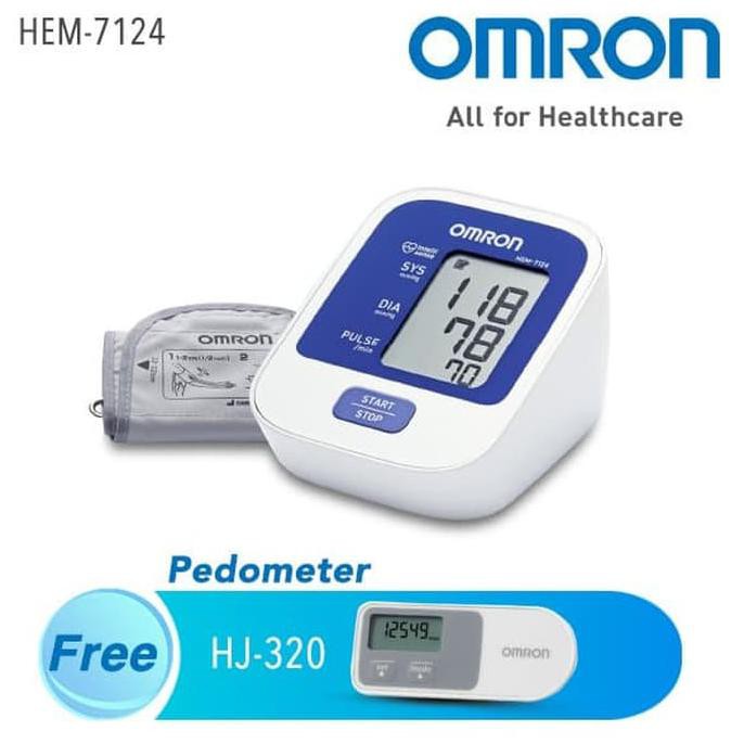 Jual OMRON AUTOMATIC BLOOD PRESSURE MONITOR HEM7124 Shopee Indonesia