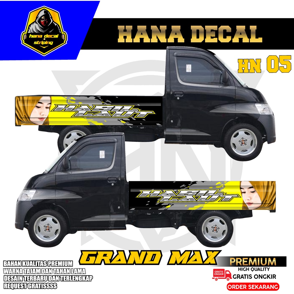 Jual STIKER DECAL GRAND MAX PICK UP BAK SAMPING TERBARU DECAL STORE ...