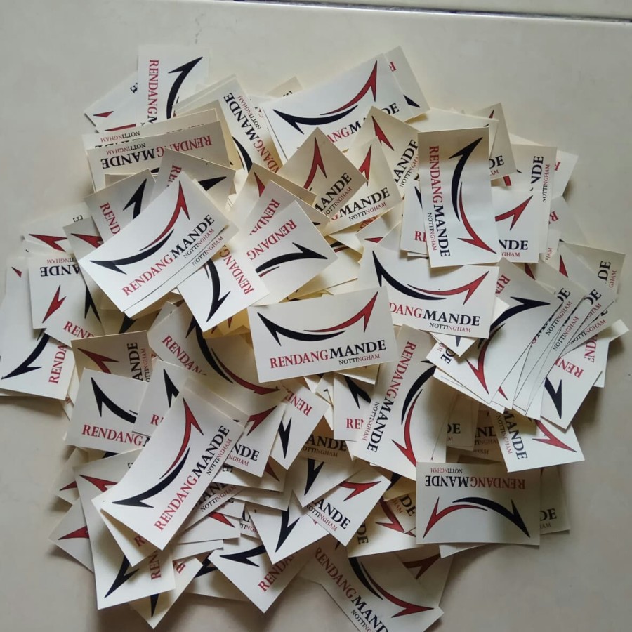 Jual Stiker Label Makanan Kotak 5x10cm / Bulat 8cm | Shopee Indonesia