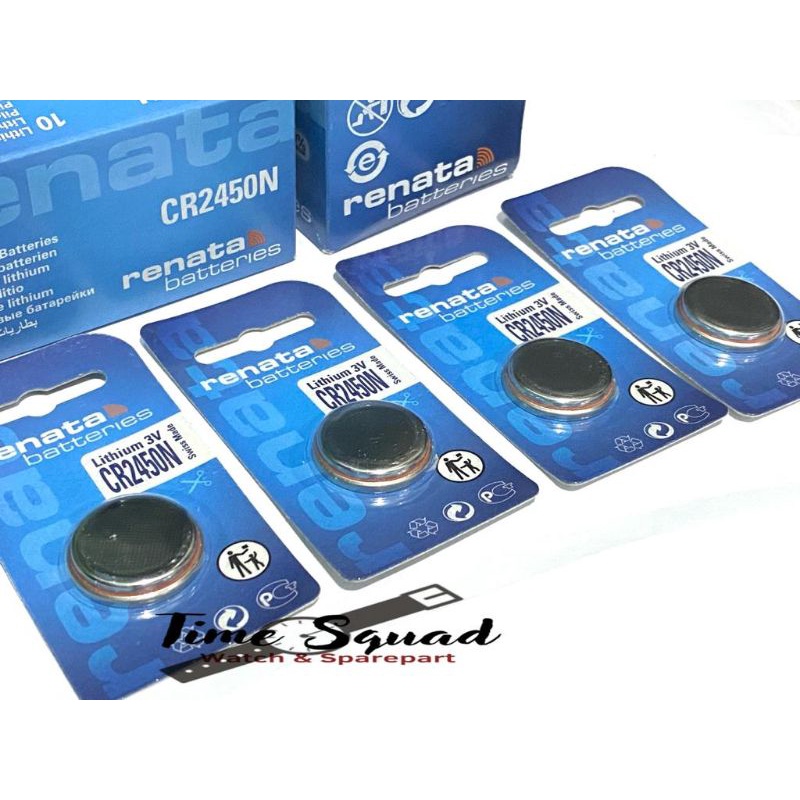 Beta Rr 50 2024 2 Batterie Per Orologio CR2450N Renata - Litio, Durata Lunga, Confezione Doppia Batteria 2450 - Foto 3