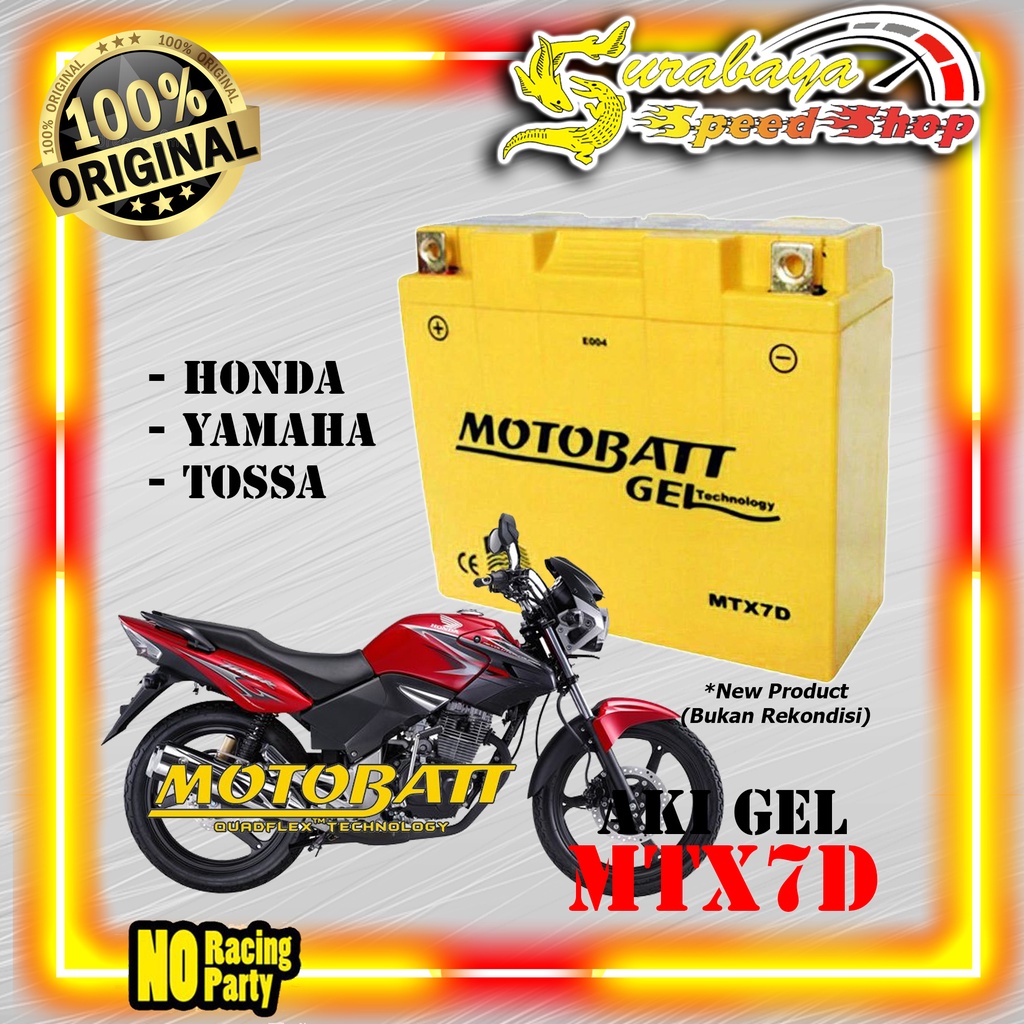 Jual Aki Motor Gel Tipe MTX7D Tiger2000 Revo Scorpio Nouvo Tossa ...